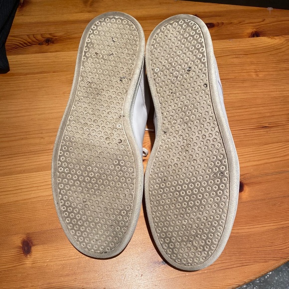 PALM ANGELS Mens White Leather Sneakers sz12 or 46euro - Picture 10 of 11